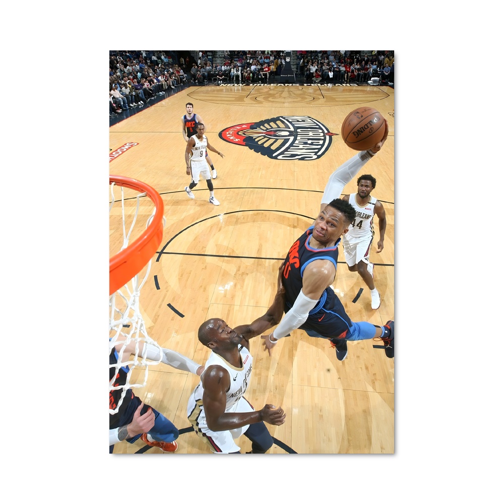 Poster L'Arène de Westbrook – affiche Basketball